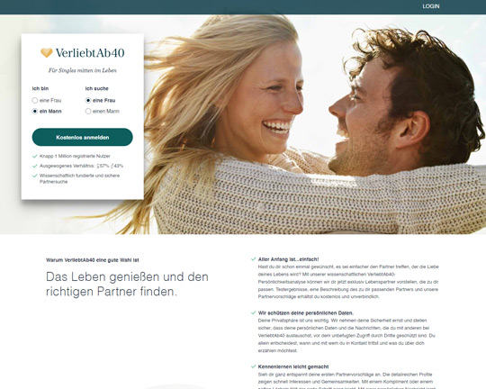 Verliebtab40.de Logo